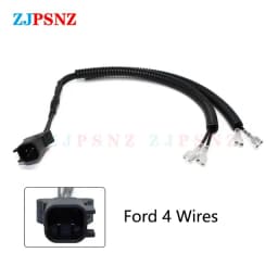 Car Horn Plug 4 Wires Corrugated Tube Dedicated Snail Horn Socket Conversion Adapter Car Speakers Single Horn Refit Double Horn