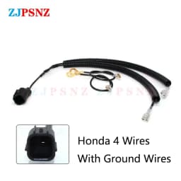 Car Horn Plug 4 Wires Corrugated Tube Dedicated Snail Horn Socket Conversion Adapter Car Speakers Single Horn Refit Double Horn