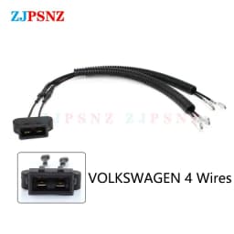 Car Horn Plug 4 Wires Corrugated Tube Dedicated Snail Horn Socket Conversion Adapter Car Speakers Single Horn Refit Double Horn