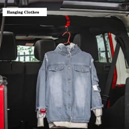 Car Roll Bar Coat Hanger Clothes Hook for Jeep Wrangler Gladiator JT JL JLU JK TJ 1997-2026 Sports Sahara Interior Accessories