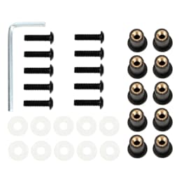 Fairing Screen Fasterners Windscreen Nut Bolt Washer Screw 10Pcs/set Universal Motorbike Windshield Fasterner Kit M5 X 15mm