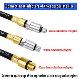 TU-21 Cylinder Leak Tester Compression Leakage Detector Set Double Gauge Petrol Engine Leakdown Detection Test Automotive Tools