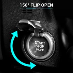 Car Ignition Start Switch Protective Cover Onekey Start Stop Button Cover Engine Car Interior Decoration Motorcycle StartRing