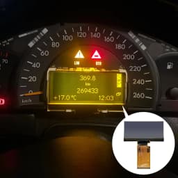 Dashboard LCD Display for Mercedes Benz W203 C-Class 2000-2004/W463 G-Class 2002-2007 LCD Display Instrument Panel Pixels