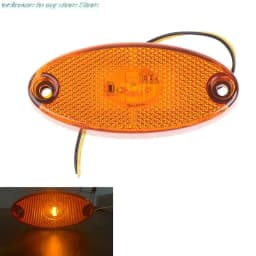 1 Pc 12-24V Led Side Marker Lights for Trailer Trucks Caravan Clearance Light Lamp Lorry Amber and White