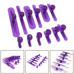 12pcs Glue Tabs Dent Removal Tools Dent Removal Tool Car Body Glue Tabs Nylon Auto Repair Part For Dent Lifter Slide Hammer