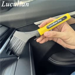 Lucullan Pro Ultra Soft Multi Purpose Car Wash Brush Large Area of Bristle Ergonomic Car Cleaning Accesories