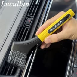 Lucullan Pro Ultra Soft Multi Purpose Car Wash Brush Large Area of Bristle Ergonomic Car Cleaning Accesories