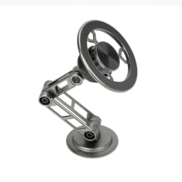 Metal Magnetic Car Phone Bracket with 360Degree Rotating Accessory Foldable Ventilated Magnet Gps Cars Accessories for Phones