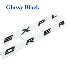 3D ABS for EXPLORER Letters Emblem Car Front Hood Bonnet Badge For EXPLORER Sticker 2013 2015 2016 2017 2018 Accessories
