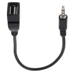 Car Audio Cable OTG Female Adaptor Aux TO USB MP3 Playback Decoder Play USB Flash Drive Music 3.5MM OTG Adaptor Cable