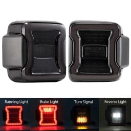 For Jeep Wrangler JK 2007-2017/JL 2018+ LED Tail Light Rear Reverse Brake Lamp Turn Signal Light Daytime Running Lamp EU Version