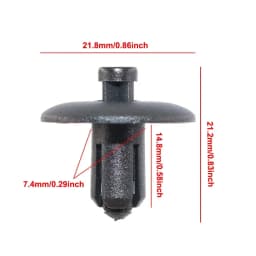 10PCS Car Cover Plate Fixing Clips for Audi A2 A4 A5 A8 Q3 Q5 S4 S5 S8 TT TTS Volkswagen CR7 4D0807300 Body Clips Accessories