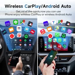 CarlinKit 5.0 2air & CarlinKit 4.0 CP2A Wireless Android Auto &CarPlay Wireless Adapter 2.4G&5.8Ghz WiFi Auto Connect OTA Update