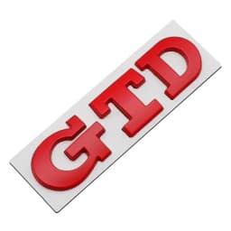 3D Metal Letters Car Rear Trunk Badge GTD Logo Emblem For Volkswagen VW Golf 7 6 5 4 GTD Sticker MK2 MK4 MK5 MK6 MK7 Accessories