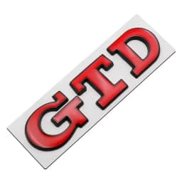 3D Metal Letters Car Rear Trunk Badge GTD Logo Emblem For Volkswagen VW Golf 7 6 5 4 GTD Sticker MK2 MK4 MK5 MK6 MK7 Accessories