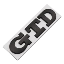 3D Metal Letters Car Rear Trunk Badge GTD Logo Emblem For Volkswagen VW Golf 7 6 5 4 GTD Sticker MK2 MK4 MK5 MK6 MK7 Accessories