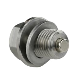 M14 X 1.5 M12 M16 M18 M20 M24 Magnetic Stainless Steel Oil Drain Plug Sump Drain Nut Bolt with 1 Silver Gasket