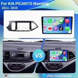 Android 16 For KIA PICANTO Morning 2011 2012 2013 2014 2015 2016 Carplay Auto Multimedia Car Radio Navigation Player WIFI+4G DSP