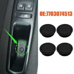 4x Car Interior Front Door Handle Storage Box Screw Plug Cap For Renault Megane II III Fluence Grand Scenic 2003-2016 7703074513
