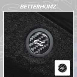 For Tesla 2019- Model 3 Highland 2024 Model Y Juniper Carbon Fiber Rear Trunk Switch Button Trim Sticker Car Interior Accessory