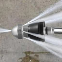 1/4" Quick Connect High-Pressure Sewer Nozzle, Stainless Steel Rust-Proof Drain Cleaner for Pipe Dredging & Outdoor Cleaning