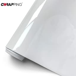 Car Stickers Glossy White Waterproof Vinyl Film Auto Bonding Scooter Motorcycle Body Film Protective Decor for Car Accessories