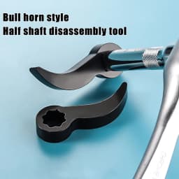 Angle Type Half Axle Disassembly Tool Drive Pry Bar Adapter Used for Open-end Wrenches Disassembling Axles Repair Tool Anti-Slip