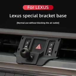 For Lexus ES200 IS250 RX450h CT200h LX570 NX300h LS UX250h Fixed Air Outlet Bracket Base Car Phone Holder Base Special Mounts