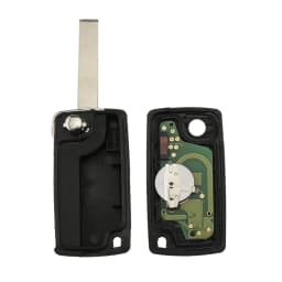 Flip Remote Car Key For Peugeot 206 207 208 307 308 407 607 807 Partner For Citroen C2 C3 C4 C5 Berlingo Xsara 3 Button HU83/VA2