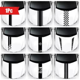 1pc Hood Car Sticker Personalized Stripe Stickers Auto Modified Body Sticker Car Accessories Decoration Covering Film