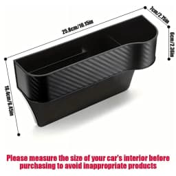 Car seat gap storage box, multi-functional car seat storage box, can store mobile phones, keys, and car utility accessories