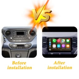 For Hyundai I10 2013 - 2018 Car Radio Video Audio Multimedi Player Android 15 Wireless CarPlay Split Screen DSP Stereo WIFI BT