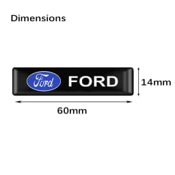 10pcs/set 3D Styling Car Epoxy Emblem Stickers Decor Accessories For Ford ST Fiesta Ranger Mondeo Mustang FOCUS 2 3 4 5 EcoSport