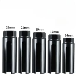 Narrow Mouth Oxygen Sensor Sleeve European-style 14-24mm 1/2" Cxygen Sensing Drive Socket Wrench Tools Car Accessories
