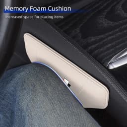 Car Knee Cushion Leather Leg Pad For H-yund-ai N Line Performance I30 I40 Sonata Elantra Veloster Kona Tucson