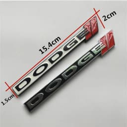 Car Badge Sticker Auto Emblem Accessories For Dodge Durango Caliber Dakota Journey Charger Ram 1500 Nitro Avenger Dart Challenge