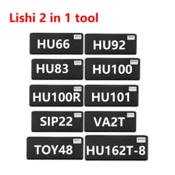 Lishi Vehicle 2-in-1 Decoder Cars Set HU66 HU162T(8) HU64 HU92 HU100 HU83 HU100R HU101 lishi 2in1