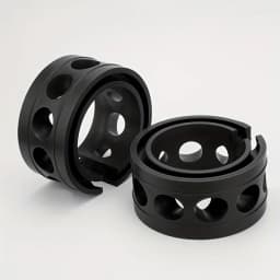 2pcs Set of Universal Motors Rubber Shock Absorbers, Automotive Springs, Chassis Noise Reduction, and Suspension Cushion Pad