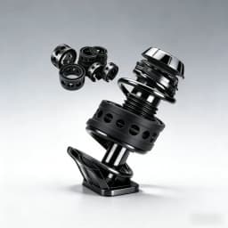 2pcs Set of Universal Motors Rubber Shock Absorbers, Automotive Springs, Chassis Noise Reduction, and Suspension Cushion Pad