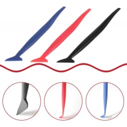 18 Pcs Car Micro Squeegee Curves Slot Tint Tool Set, Vinyl Wrap Tools, Vinyl Wrap Squeegee Car Wraping Tools with Different