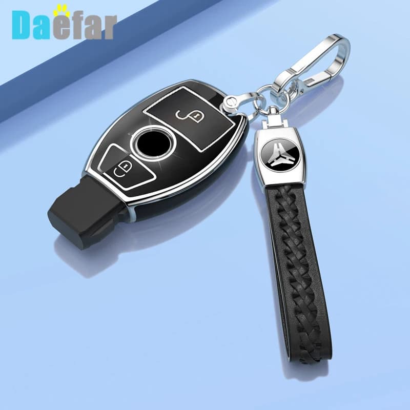 TPU Car Key Case Cover Protector Shell for Mercedes Benz A B C E Class GLS GLA GLK GLC CLS CLA AMG W204 W205 W212 W463 W176
