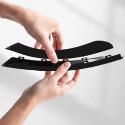 Black E90 E92 Inside Door Handle Cover Panel Trim For BMW 3 Series E90 E91 316 318 320 325 328i 2005-2012
