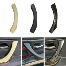 Black E90 E92 Inside Door Handle Cover Panel Trim For BMW 3 Series E90 E91 316 318 320 325 328i 2005-2012