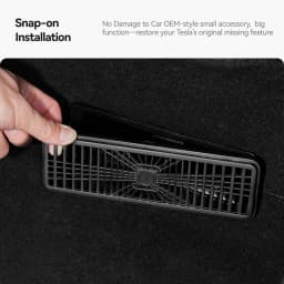 YZ For Tesla Model Y Juniper 2026 Under Seat Air Outlet Anti-blocking Cover Condition Outlet Mask Trim Strips Car Accessories