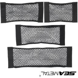 BLALION Car Trunk Storage Bag Nylon Mesh Nets Auto Trunk Rear Organizer Elastic String Luggage Holder Pocket Car Stowing Tidying