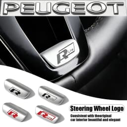 Car Steering Wheel Accessories Metal Stickers For VW Golf T‑Roc Tiguan Polo Passat T‑Cross Taigo ID.4 ID.7 Atlas Beetle MK7 6