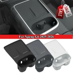 Car Cup Holder Phone Charging Tray For Xpeng G6 2025 2026 Anti-Dirt Pad Silicone Anti-Slip Shock-Absorbing Interior Accessories