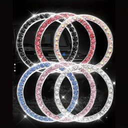 The Car Starts the Rhinestone Decoration Ignition Ring with Diamond Decoration Ring with One Button