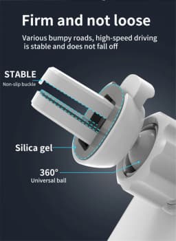 360 Rotation Magnetic Car Air Vent Phone Holder Stand Wireless Charger For Magsafe iPhone 17~12 Samsung Xiaomi Cellphone Bracket